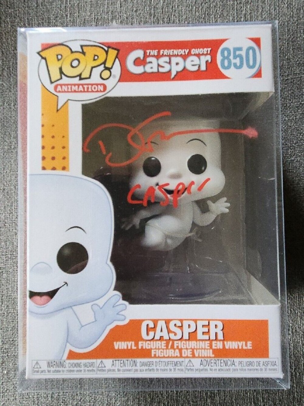 Devon Sawa signed Funko Pop! Vinyl Casper the Friendly Ghost Casper #850 w/COA - Picture 6 of 6